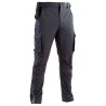 Pantaloni da lavoro multitasca elastici stretch grigio blu DPI 1a categoria