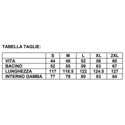 Tuta da lavoro bianca 100% cotone modello imbianchino gessista DPI 1a categoria