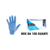 Guanti monouso in nitrile professionali blu senza polvere box 100 pezzi