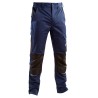 Pantaloni lavoro stretch elasticizzati slim-fit in cotone grigio blu dpi 1a cat