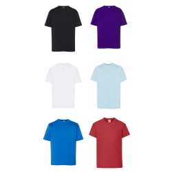 Maglietta T-shirt maniche corte PER BAMBINI varie taglie e colori