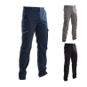 Pantaloni lavoro con tasche cotone 100% linea massaua blu nero grigio